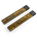Splotched Golden Fibers V2 - Premium Decal Protective Skin-Wrap Sticker compatible with the Juul Labs vaping device