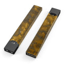 Splotched Golden Fibers V2 - Premium Decal Protective Skin-Wrap Sticker compatible with the Juul Labs vaping device