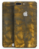 Splotched Golden Fibers V2 - Skin-kit for the iPhone 8 or 8 Plus