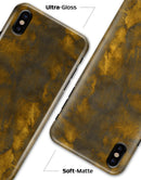 Splotched Golden Fibers V2 - iPhone X Clipit Case