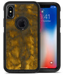Splotched Golden Fibers V2 - iPhone X OtterBox Case & Skin Kits