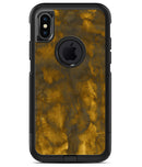 Splotched Golden Fibers V2 - iPhone X OtterBox Case & Skin Kits