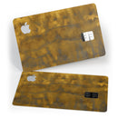 Splotched Golden Pattern - Premium Protective Decal Skin-Kit for the Apple Credit Card