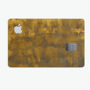 Splotched Golden Pattern - Premium Protective Decal Skin-Kit for the Apple Credit Card