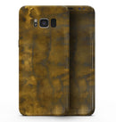 Splotched Golden Pattern - Samsung Galaxy S8 Full-Body Skin Kit