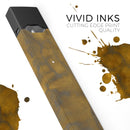 Splotched Golden Pattern - Premium Decal Protective Skin-Wrap Sticker compatible with the Juul Labs vaping device