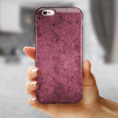 Splotched Maroon Pattern iPhone 6/6s or 6/6s Plus 2-Piece Hybrid INK-Fuzed Case