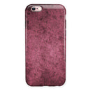 Splotched Maroon Pattern iPhone 6/6s or 6/6s Plus 2-Piece Hybrid INK-Fuzed Case