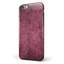 Splotched Maroon Pattern iPhone 6/6s or 6/6s Plus 2-Piece Hybrid INK-Fuzed Case