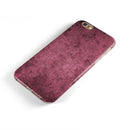 Splotched Maroon Pattern iPhone 6/6s or 6/6s Plus 2-Piece Hybrid INK-Fuzed Case