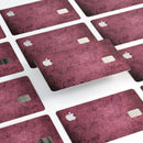 Splotched Maroon Pattern - Premium Protective Decal Skin-Kit for the Apple Credit Card