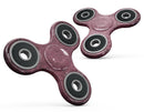 Splotched Maroon Pattern Full-Body Fidget Spinner Skin-Kit