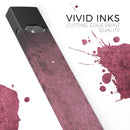Splotched Maroon Pattern - Premium Decal Protective Skin-Wrap Sticker compatible with the Juul Labs vaping device