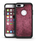 Splotched Maroon Pattern - iPhone 7 or 7 Plus Commuter Case Skin Kit