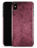 Splotched Maroon Pattern - iPhone X Clipit Case