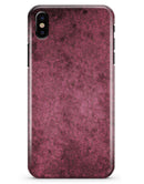 Splotched Maroon Pattern - iPhone X Clipit Case