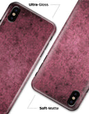 Splotched Maroon Pattern - iPhone X Clipit Case