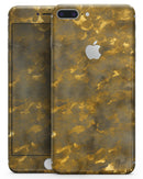 Sponge Gray and Gold Watercolor - Skin-kit for the iPhone 8 or 8 Plus
