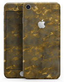 Sponge Gray and Gold Watercolor - Skin-kit for the iPhone 8 or 8 Plus