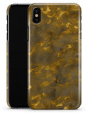 Sponge Gray and Gold Watercolor - iPhone X Clipit Case