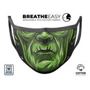 Spooky Frank Stein V1 - Made in USA Mouth Cover Unisex Anti-Dust Cotton Blend Reusable & Washable Face Mask with Adjustable Sizing for Adult or Child