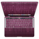 MacBook Pro with Touch Bar Skin Kit - Sprakling_Pink_Orbs_Over_Burgundy_Diamonds-MacBook_13_Touch_V4.jpg?