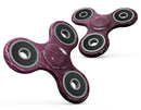 Sprakling Pink Orbs Over Burgundy Diamonds Full-Body Fidget Spinner Skin-Kit