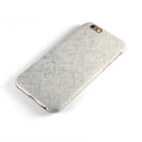 Stained Blue Damask Pattern iPhone 6/6s or 6/6s Plus 2-Piece Hybrid INK-Fuzed Case