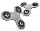 Stained Blue Damask Pattern Full-Body Fidget Spinner Skin-Kit