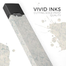 Stained Blue Damask Pattern - Premium Decal Protective Skin-Wrap Sticker compatible with the Juul Labs vaping device