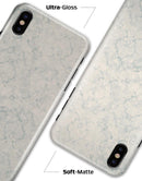 Stained Blue Damask Pattern - iPhone X Clipit Case