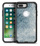 Stained Faded Blue Damask Pattern - iPhone 7 Plus/8 Plus OtterBox Case & Skin Kits