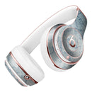 Stained Faded Blue Damask Pattern Full-Body Skin Kit for the Beats by Dre Solo 3 Wireless Headphones