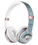 Stained Faded Blue Damask Pattern Full-Body Skin Kit for the Beats by Dre Solo 3 Wireless Headphones