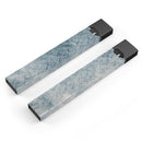 Stained Faded Blue Damask Pattern - Premium Decal Protective Skin-Wrap Sticker compatible with the Juul Labs vaping device