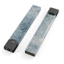 Stained Faded Blue Damask Pattern - Premium Decal Protective Skin-Wrap Sticker compatible with the Juul Labs vaping device