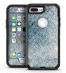 Stained Faded Blue Damask Pattern - iPhone 7 Plus/8 Plus OtterBox Case & Skin Kits