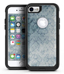 Stained Faded Blue Damask Pattern - iPhone 7 or 8 OtterBox Case & Skin Kits