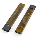 Stained Gold and Gray Circles  - Premium Decal Protective Skin-Wrap Sticker compatible with the Juul Labs vaping device