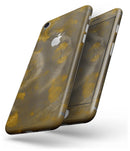 Stained Gold and Gray Circles  - Skin-kit for the iPhone 8 or 8 Plus