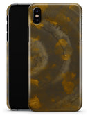 Stained Gold and Gray Circles  - iPhone X Clipit Case