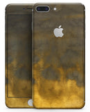 Stained Golden Watercolor - Skin-kit for the iPhone 8 or 8 Plus