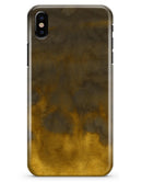 Stained Golden Watercolor - iPhone X Clipit Case