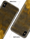 Stained Golden Watercolor - iPhone X Clipit Case