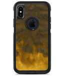 Stained Golden Watercolor - iPhone X OtterBox Case & Skin Kits