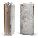 Stained Gray Damask Pattern iPhone 6/6s or 6/6s Plus 2-Piece Hybrid INK-Fuzed Case