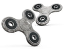 Stained Gray Damask Pattern Full-Body Fidget Spinner Skin-Kit
