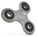 Stained Gray Damask Pattern Full-Body Fidget Spinner Skin-Kit