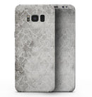 Stained Gray Damask Pattern - Samsung Galaxy S8 Full-Body Skin Kit