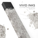 Stained Gray Damask Pattern - Premium Decal Protective Skin-Wrap Sticker compatible with the Juul Labs vaping device